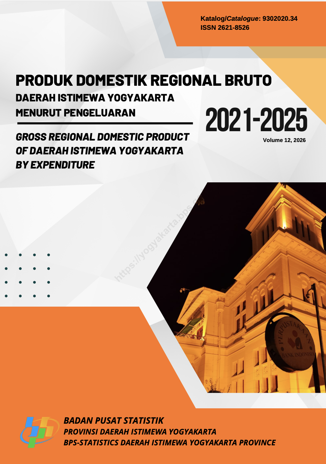 Produk Domestik Regional Bruto Daerah Istimewa Yogyakarta Menurut Pengeluaran 2021-2025