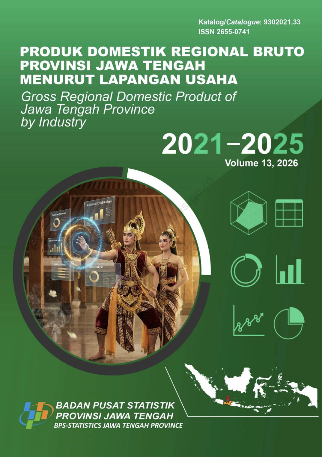 Produk Domestik Regional Bruto Provinsi Jawa Tengah Menurut Lapangan Usaha 2021-2025
